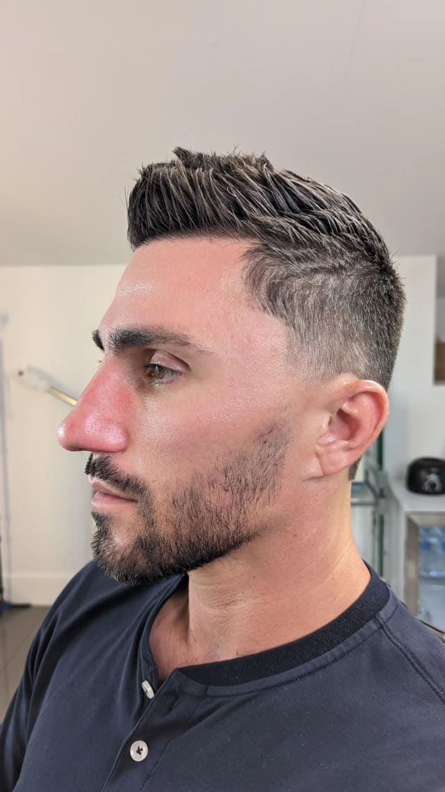A haircut by The Rich Beard Barber