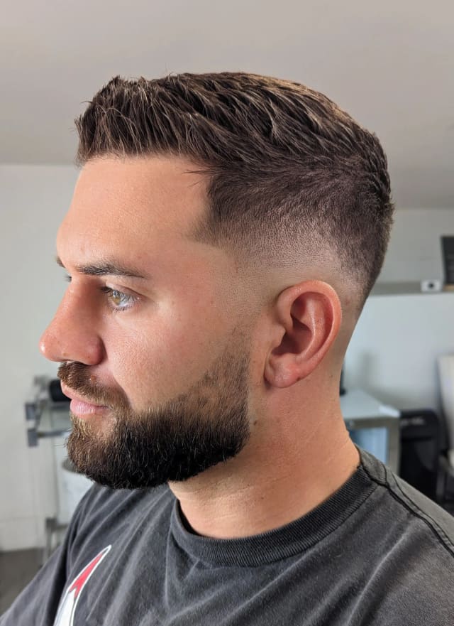 A haircut by The Rich Beard Barber